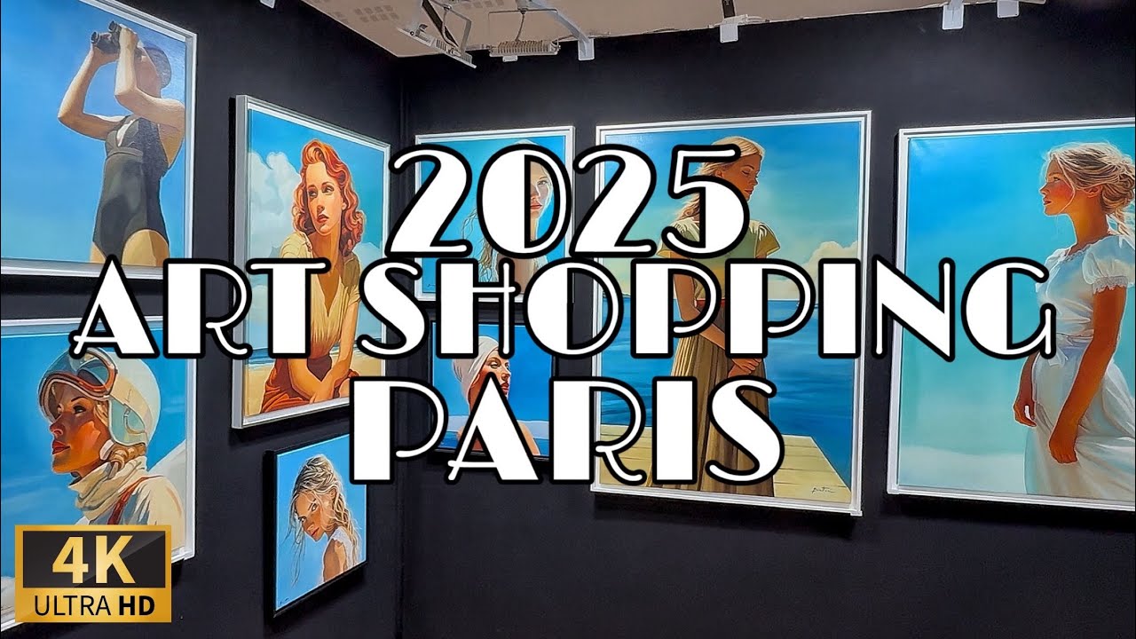 🇫🇷[PARIS ART FAIR] ART SHOPPING PARIS 2025  (4K 120FPS UHD) 19/OCTOBER/2025