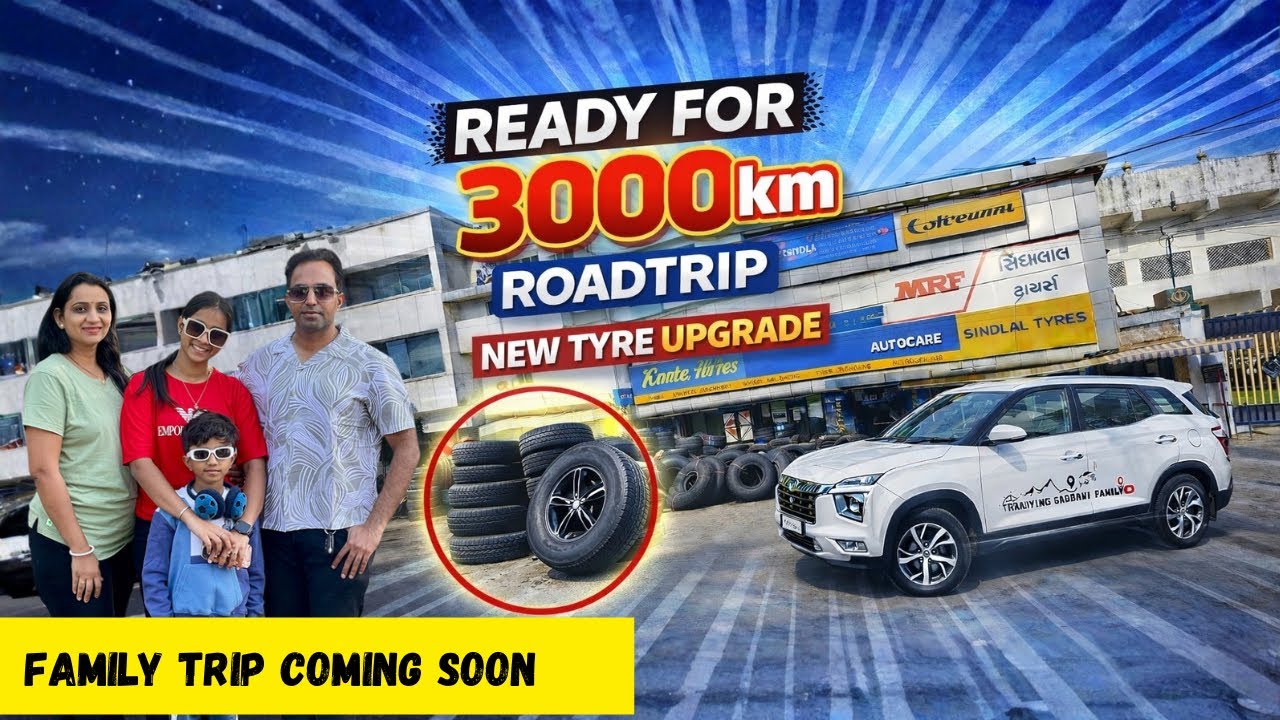 3000km Roadtrip Ke Liye New Tyres | Best Tyre in India 2026 🔥 |