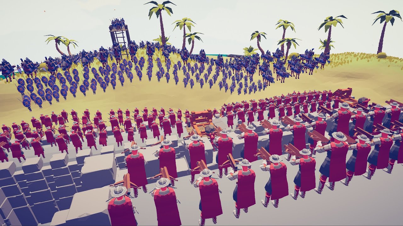 Сможет ли средневековая армия 150x спасти короля? - Totally Accurate Battle Simulator Tabs