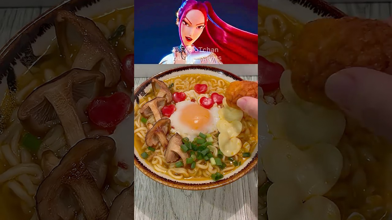 Miojo Arretado da Mira de Guerreiras do Kpop 🌶️ Mira&rsquo;s Ramen / Ramyun from Kpop Demon Hunters