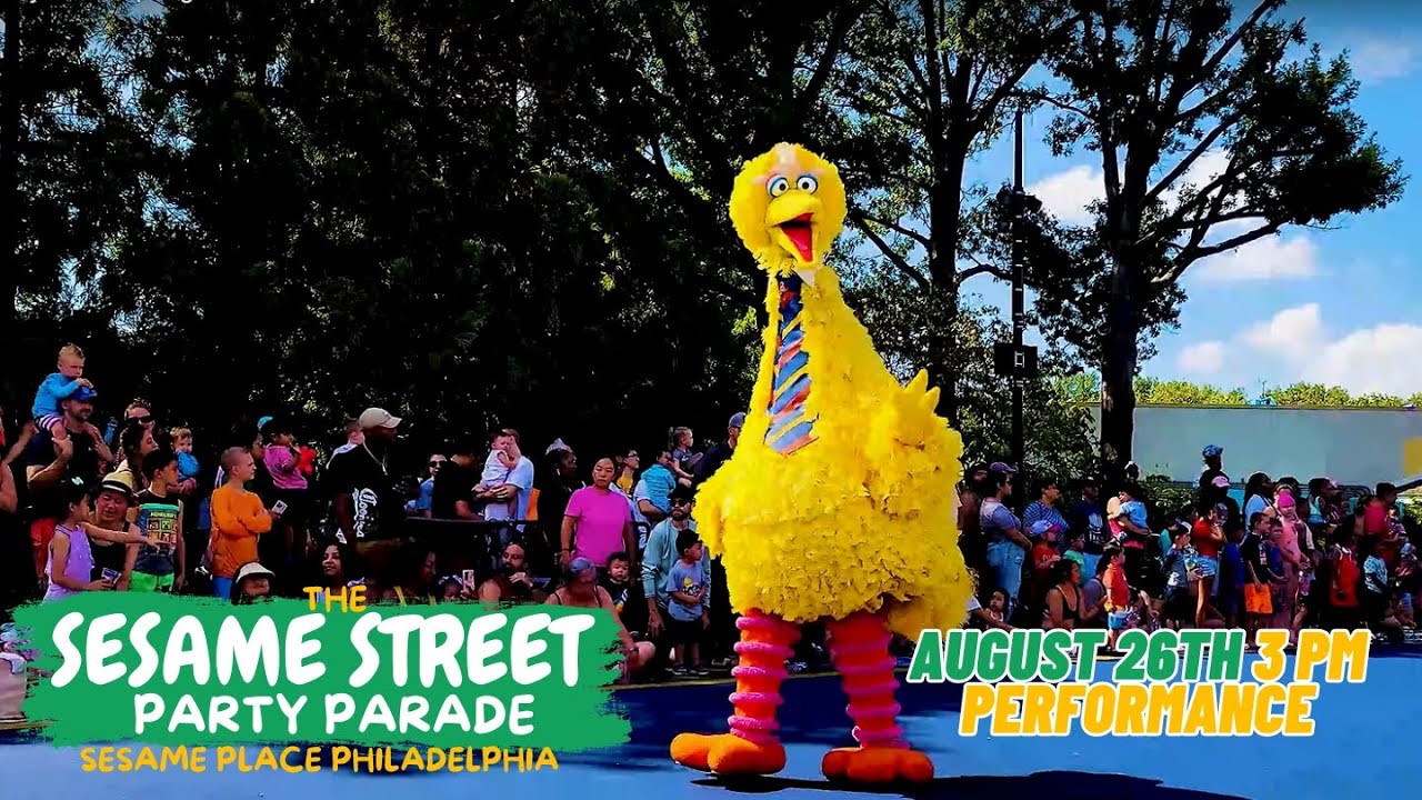 Sesame Street Party Parade | August 26th 3pm Performance | Sesame Place Summer 2023 4K