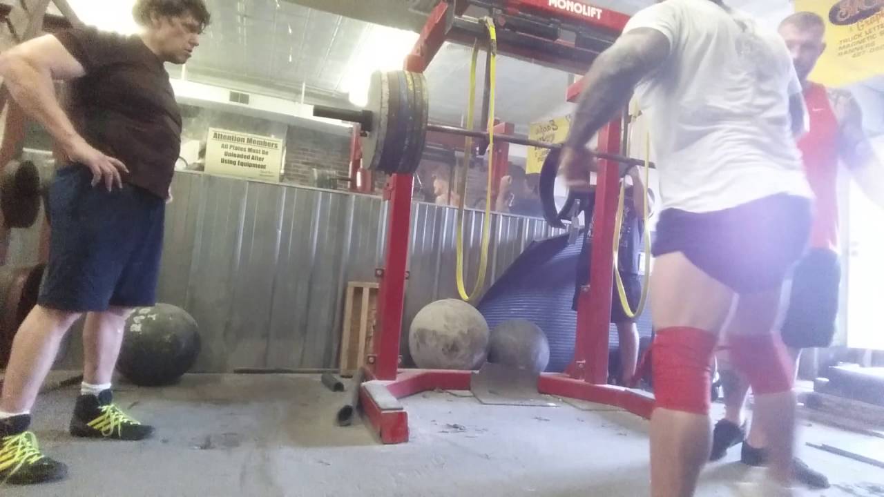 595lb squat at Eagle gym