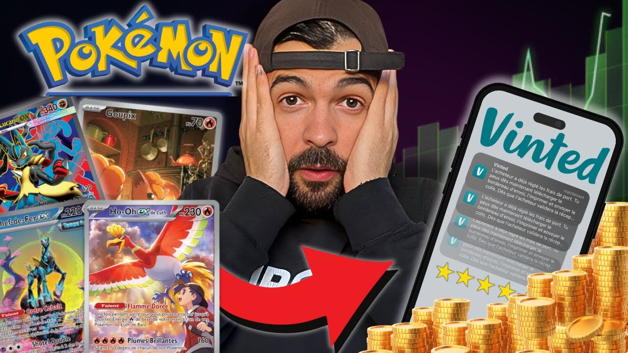J&rsquo;ai cr&eacute;&eacute; MA BOUTIQUE Pok&eacute;mon sur Vinted ! Bilan INCROYABLE de la premi&egrave;re semaine ! 😱💰✨