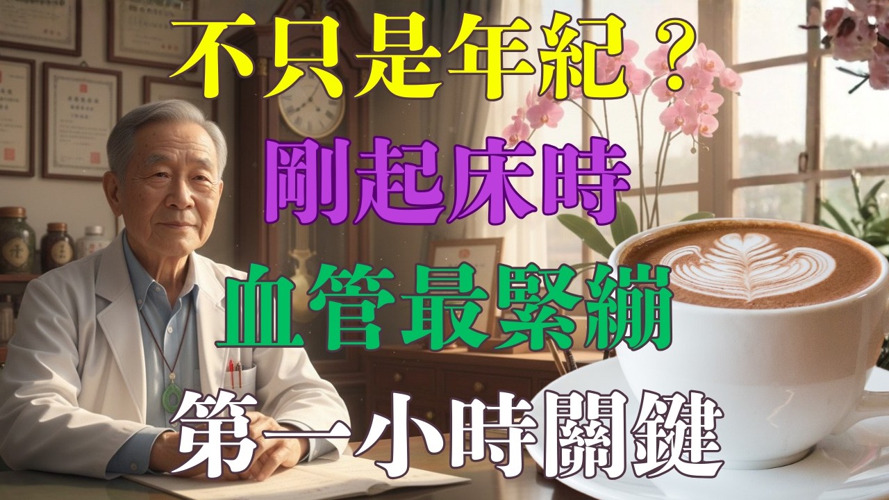 不是年紀問題？清晨一小時才是血管真正考驗