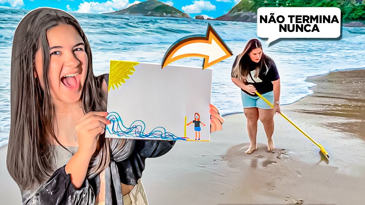 TUDO QUE ELA DESENHAR EU VOU FAZER!
