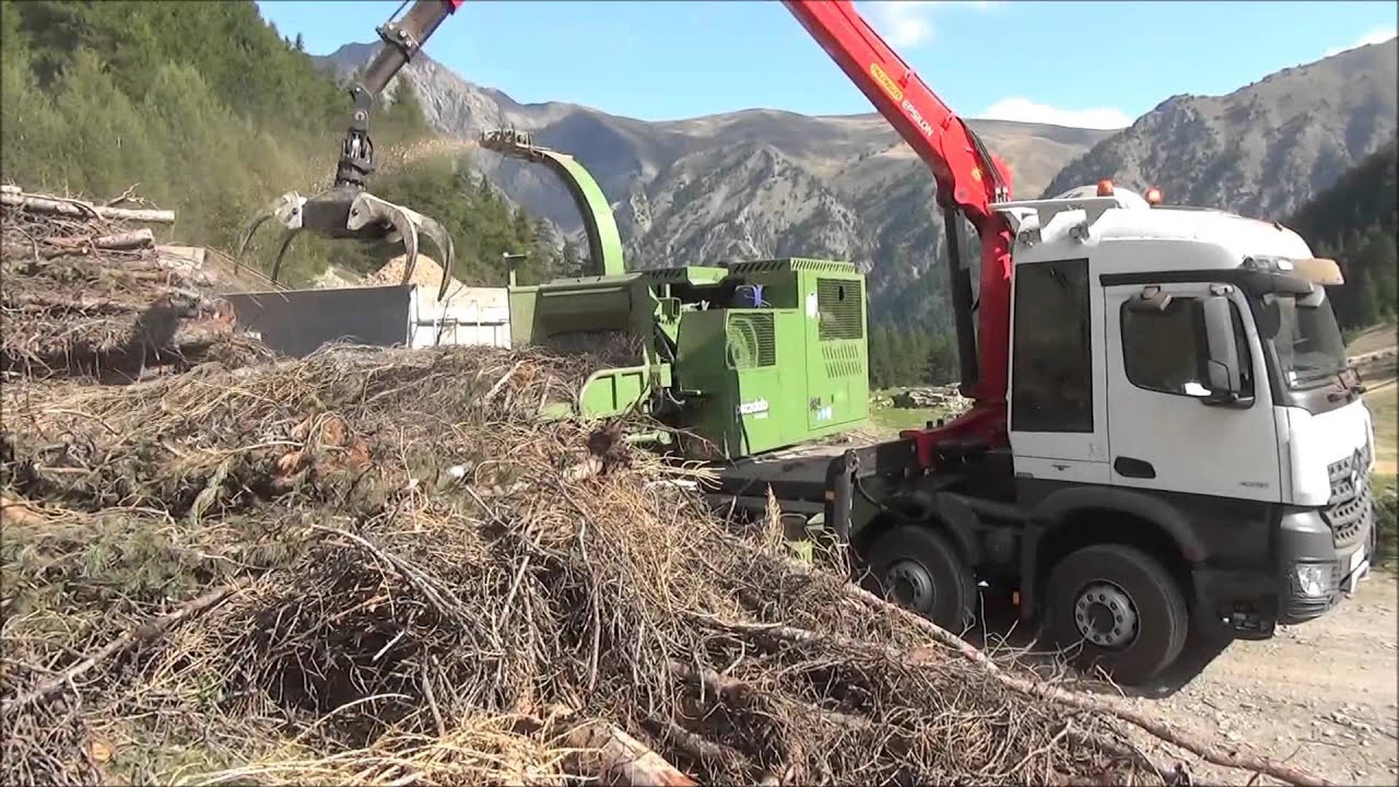 PEZZOLATO PTH 1200/820 - Cippatore a tamburo/Drum chipper driven by 540hp SCANIA autonomous engine