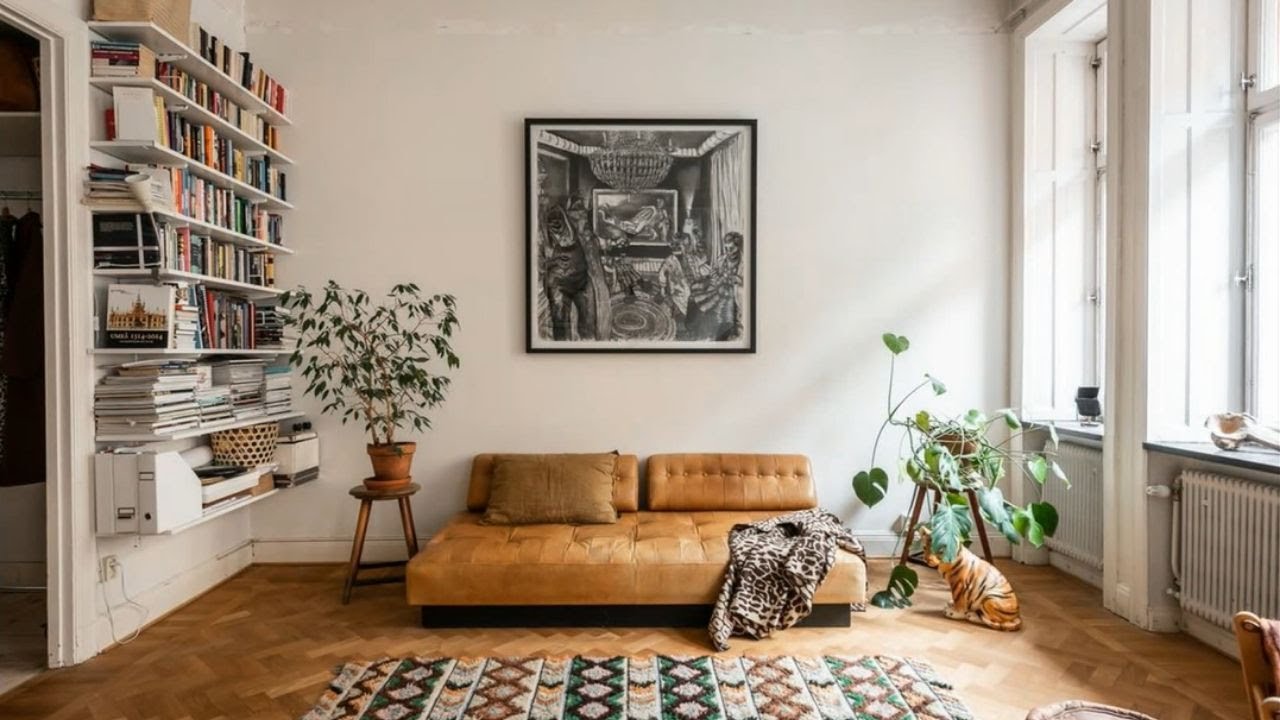 Tour Beautiful Scandinavian Apartment With Boho Touch