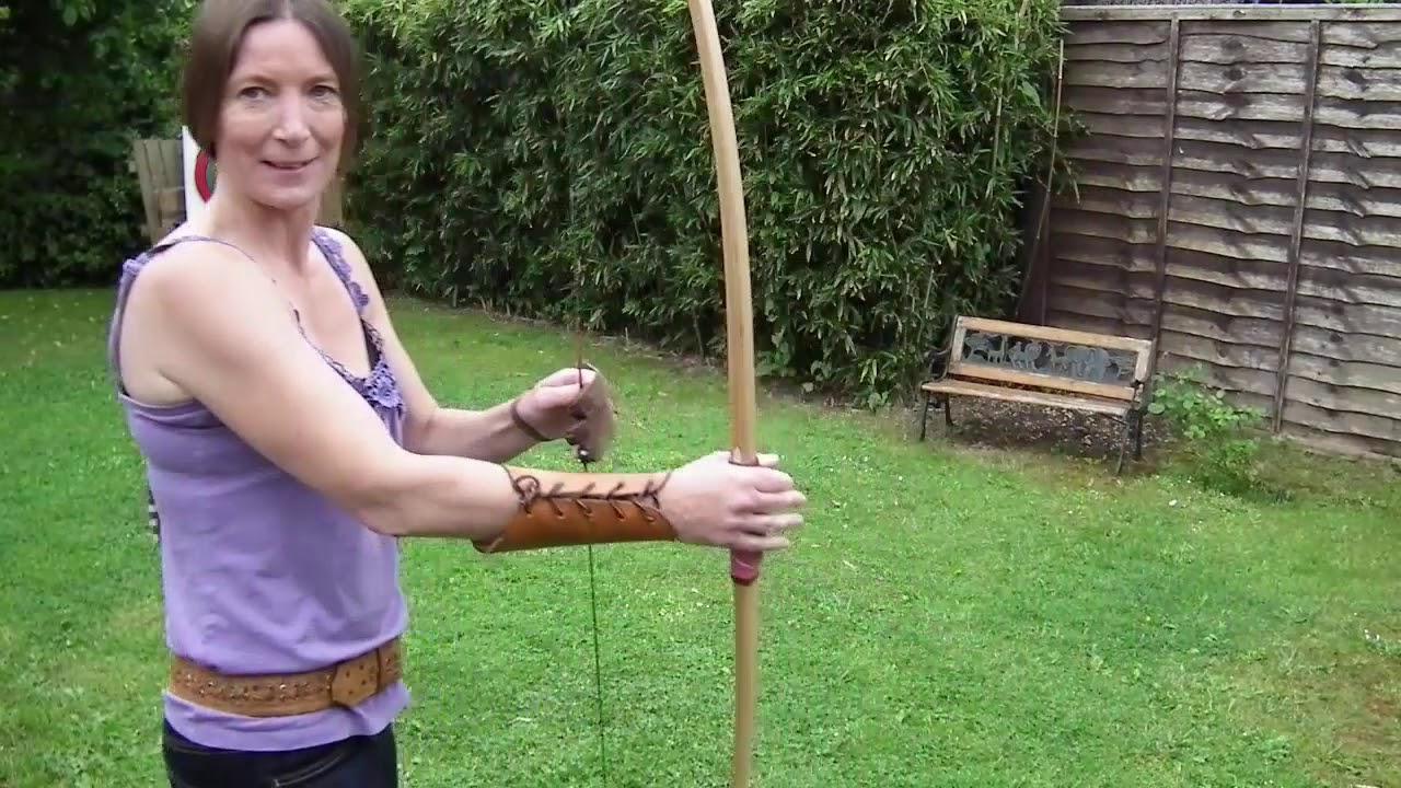 How I Shoot My English Longbow from Position, Draw, Release