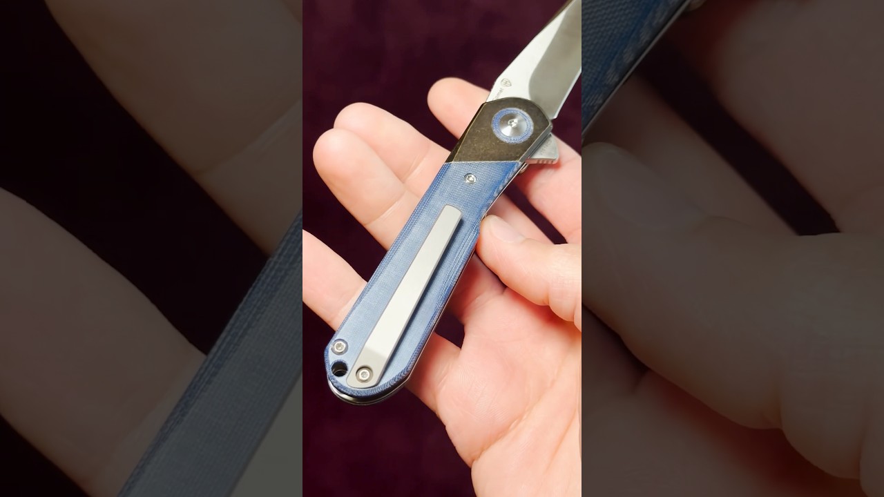 Kizer Comet Pocket Knife (denim micarta)