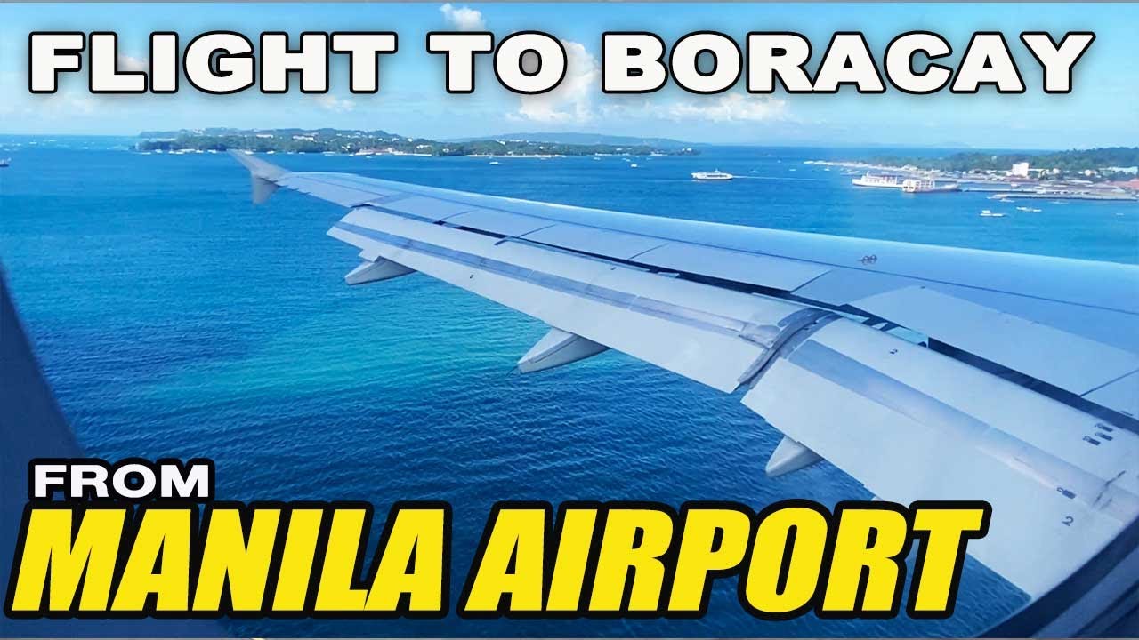 Philippine Airlines A320 flight Manila to Beautiful Boracay Cataclan airport