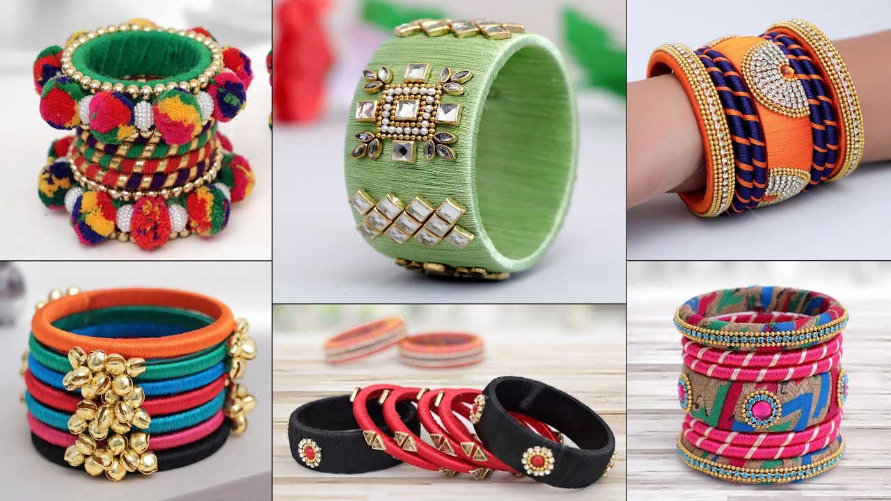 Only for Ladies... 8 Beautiful Handmade Bangle Ideas !!!