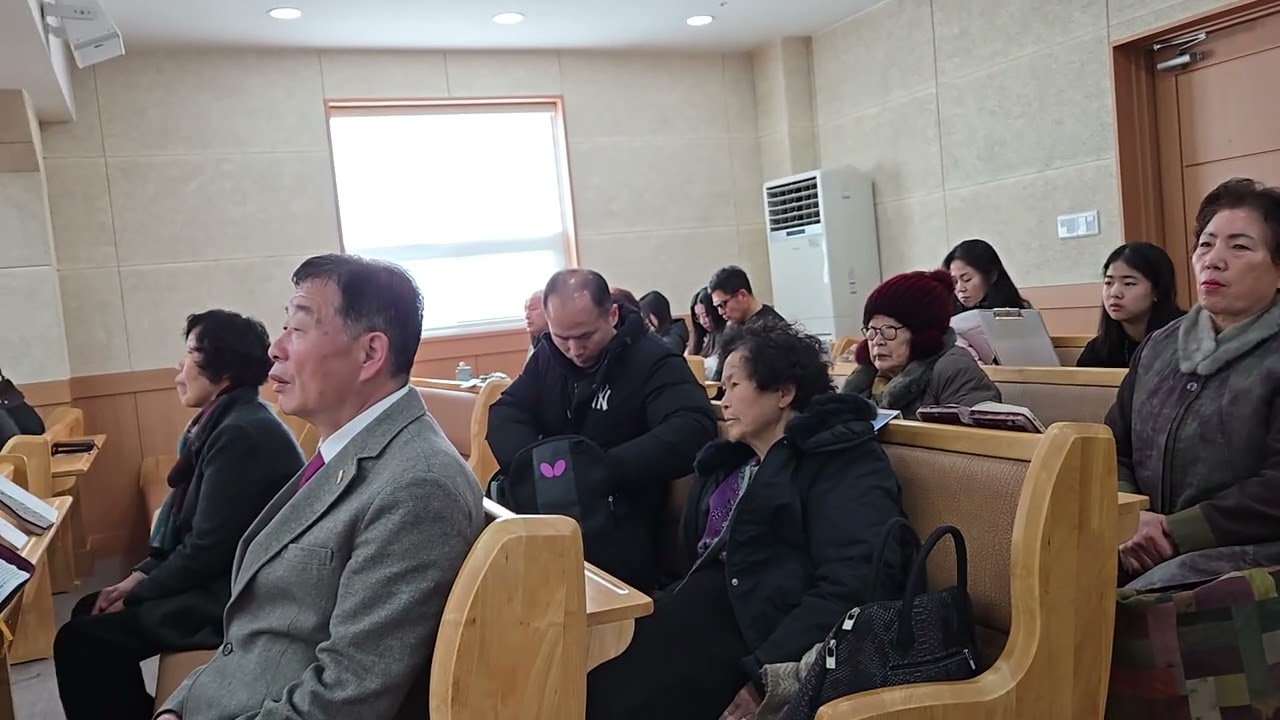 울산평리교회(전교인 특송~7, '내 주는 강한 성이요(585)', 반주 박수나 ㆍ강명희, 축복 기도, 말씀 앞 부분, 주일예배, '26. 2. 1.)