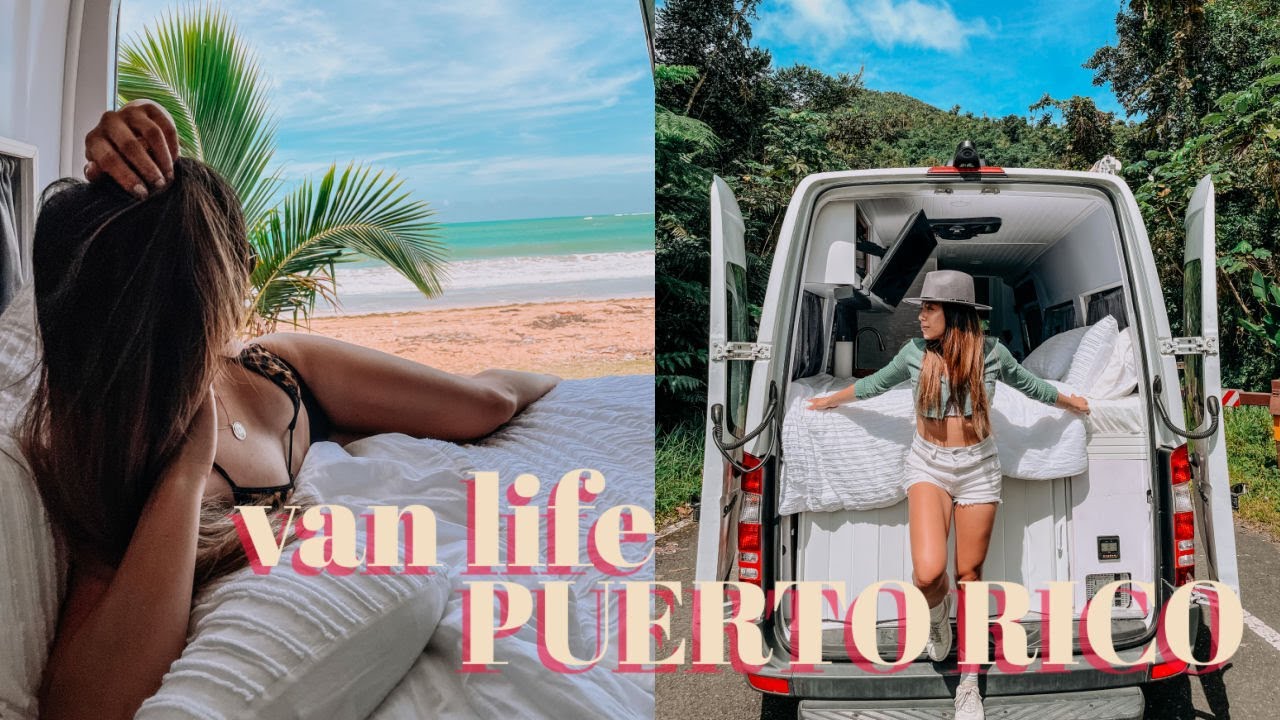 primera vez viviendo en un van en Puerto Rico!! 🚐🇵🇷 // FIRST TIME VAN LIFE IN PUERTO RICO