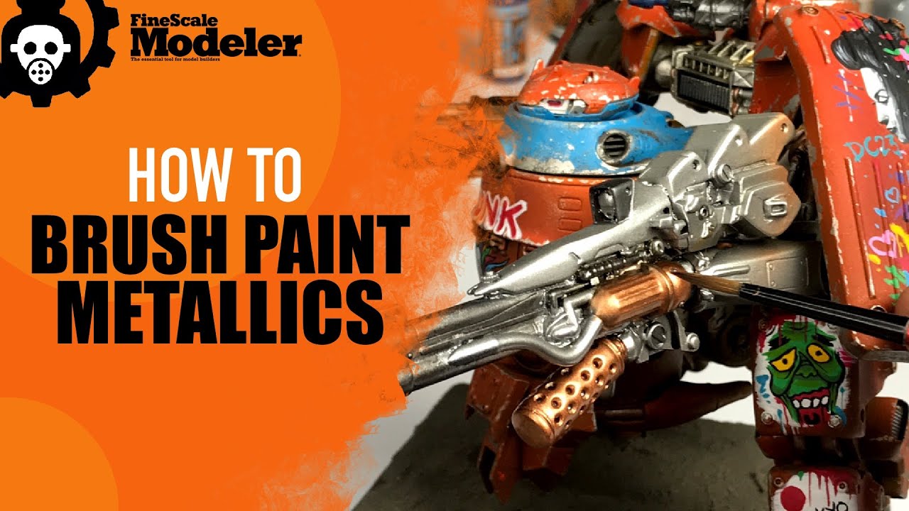 EASY GUNPLA TUTORIAL | HOW To Brush Paint METALLICS | Vallejo Colors | 2021