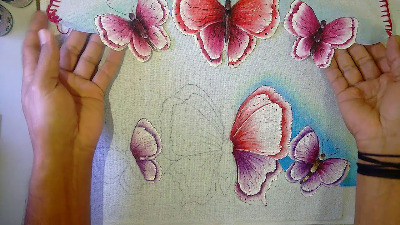 Roberto Ferreira - Aprenda a pintar borboletas e fazer falso barrado.