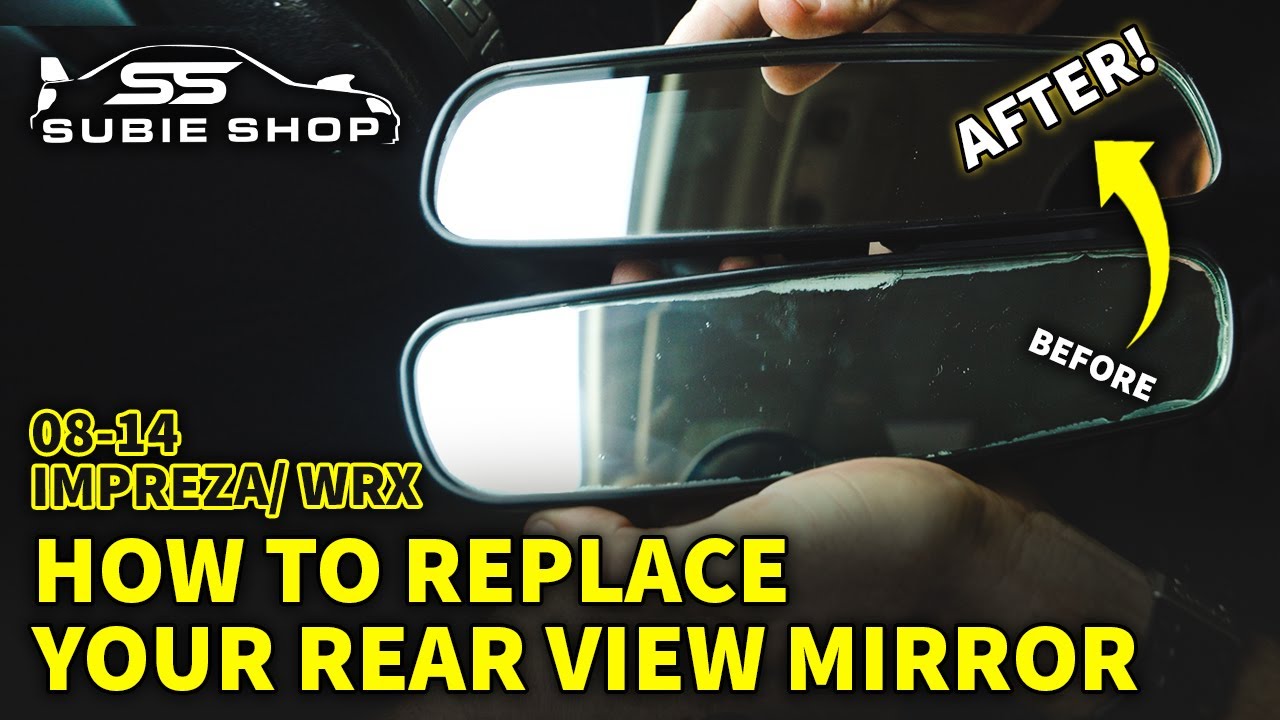 Replace Your Broken Rear View Mirror on your Impreza & Forester
