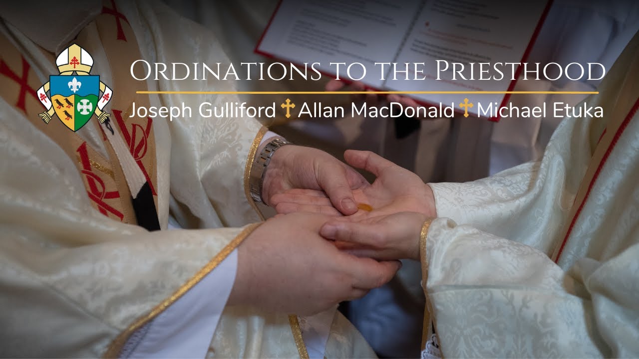 12.30 pm Ordination to the Priesthood