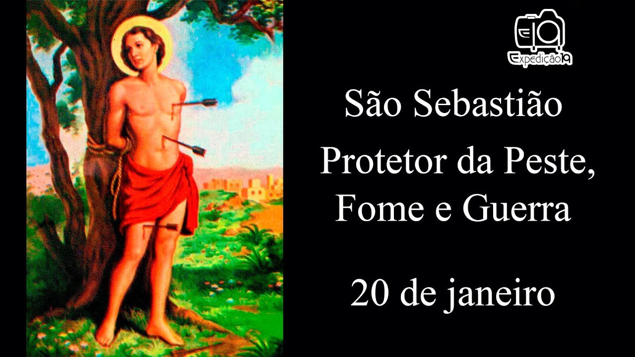 História da vida de São Sebastião (século III - IV) - Protetor contra a Peste, Fome e Guerra