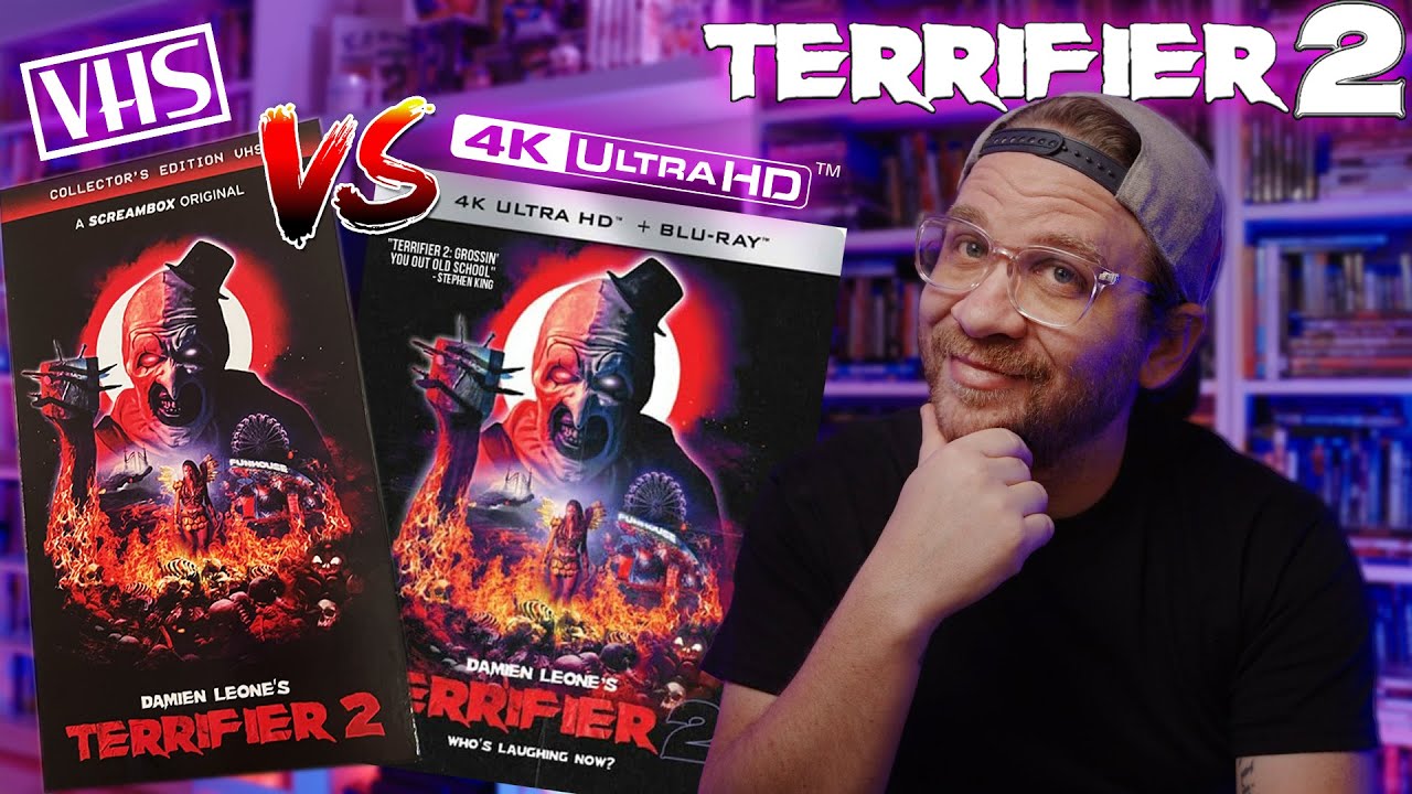 Terrifier 2 VHS vs 4K | Unboxing & Side by Side Comparison