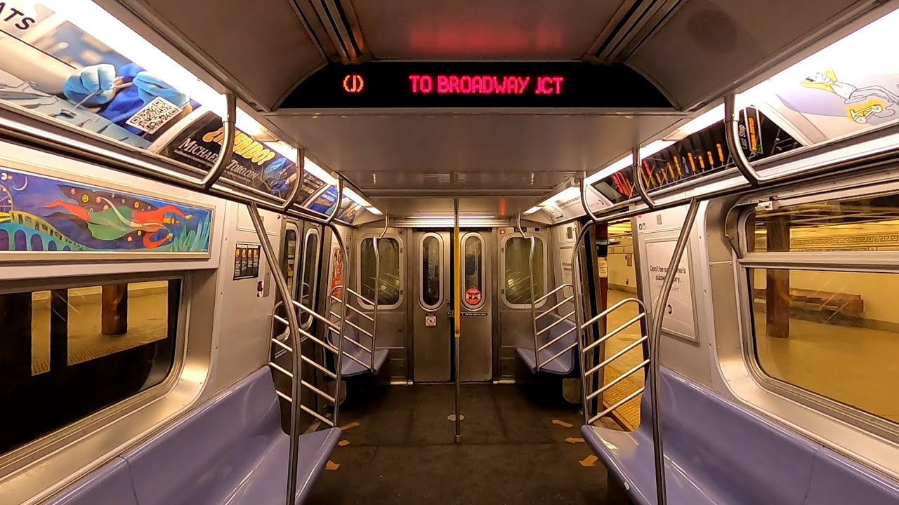 MTA NYCT Subway: On Board Broadway Junction Bound R160A-1 (J) Train From Broad St to Broadway Jct