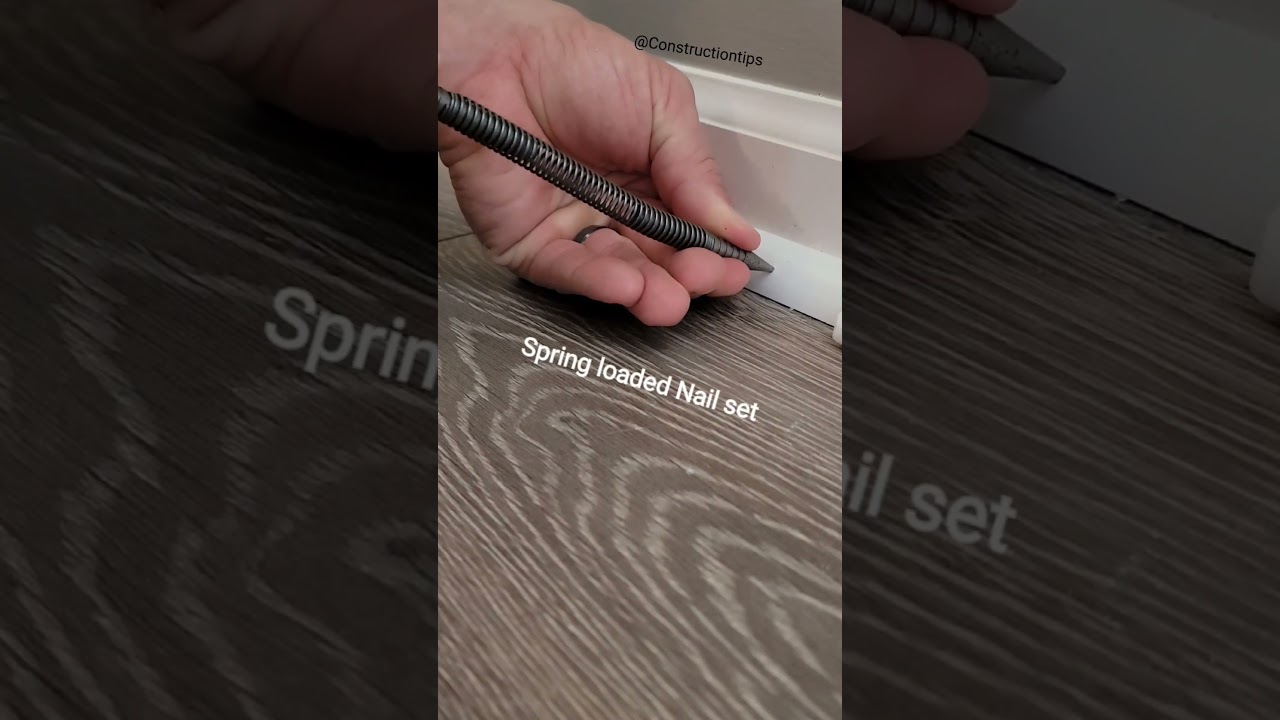 Spring-Loaded Nail Set