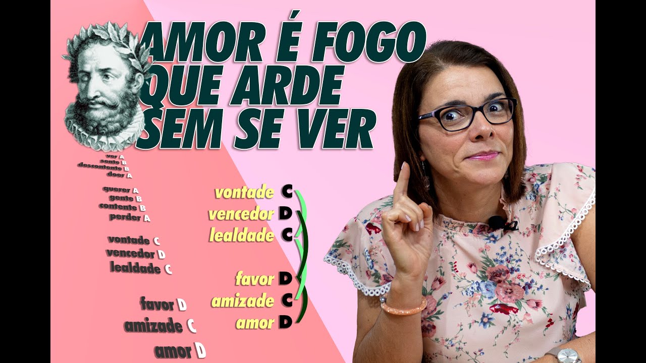 Luís de Camões - AMOR É FOGO QUE ARDE SEM SE VER