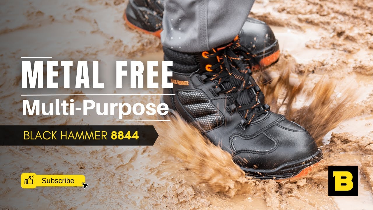 Safety Boots Metal Free Composite Toe Cap and Kevlar Midsole S3 SRC Anti Slip 8844