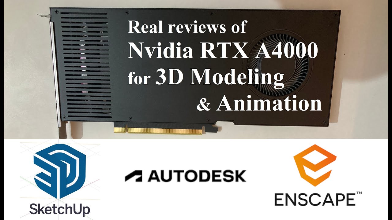 Best GPU for 3d modeling and rendering | Nvidia RTX A4000 review