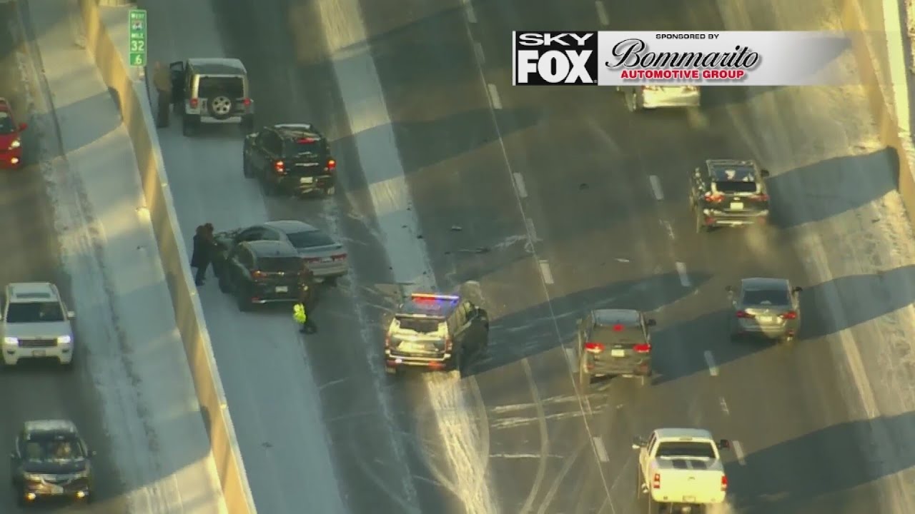 SkyFOX Helicopter video: Cars and trucks stuck in St. Louis commute