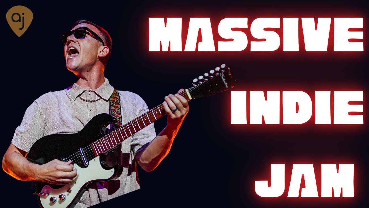 🎸 🎸 MASSIVE INDIE ROCK JAM&nbsp;TRACK&nbsp;for Guitar (D Minor)