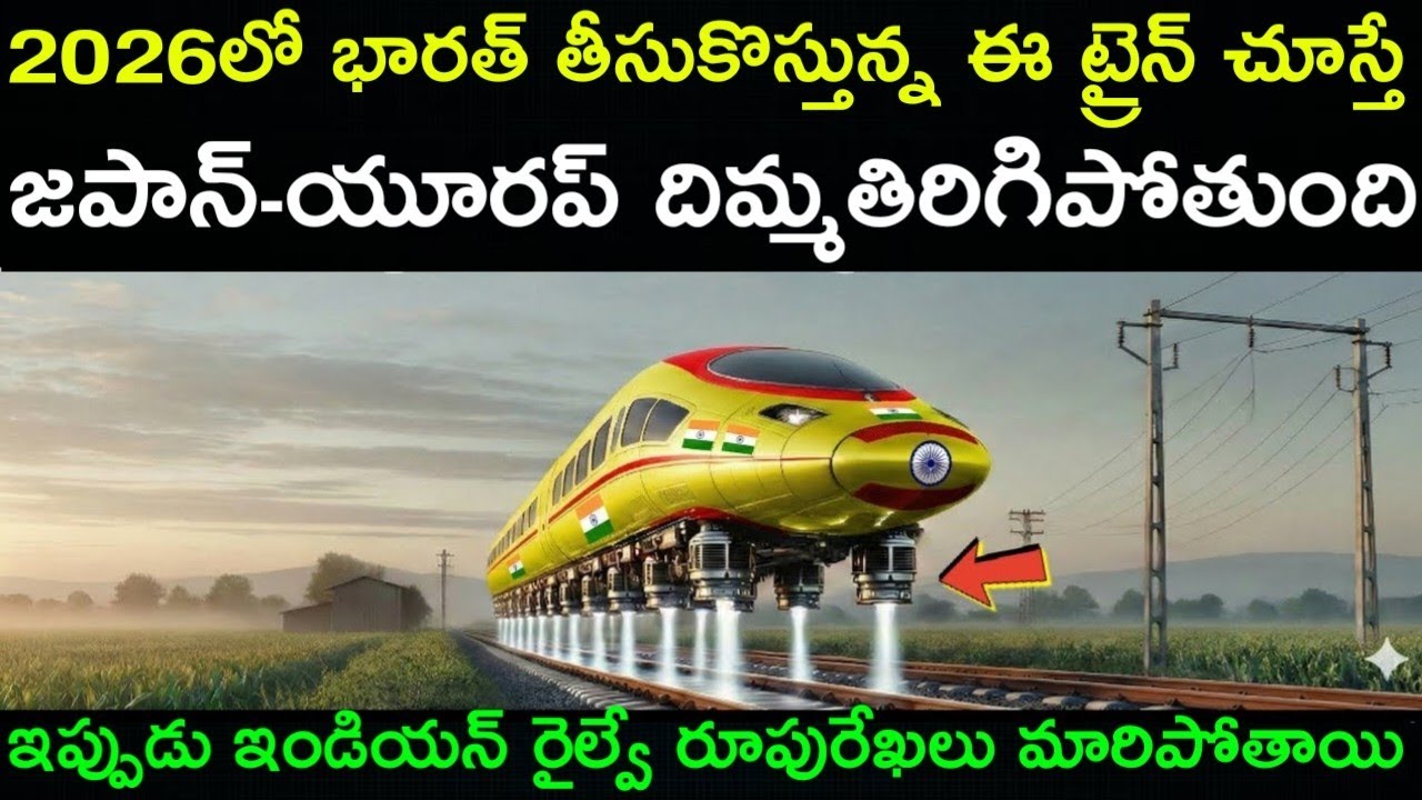What Kind of Train Is India Bringing in 2026? Japan and Europe Shocked by This Mega Project