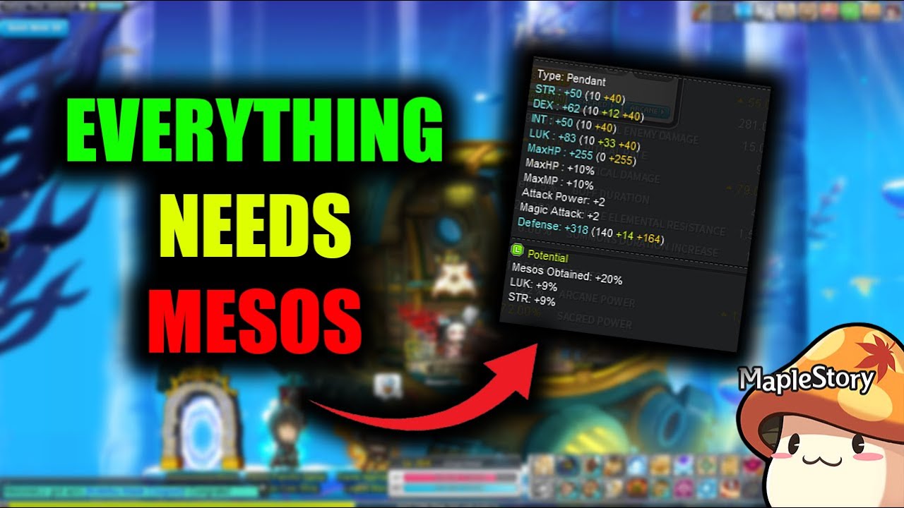 [Maplestory] Готовьтесь к зарабатыванию Мезо — советы новичкам в Maplestory 2025