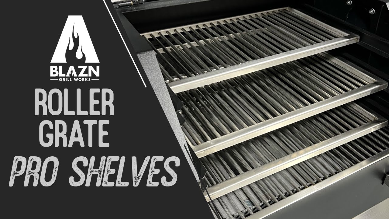 Blazn Grill Works Roller Grate Pro Shelves
