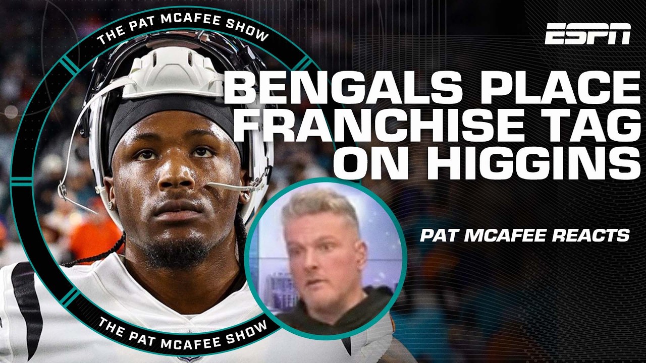 🚨 Pat McAfee reacts to the Bengals placing a franchise tag on Tee Higgins 🚨 | The Pat McAfee Show