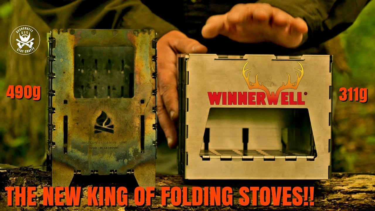 The Best Titanium Bushcraft Folding Stove Available!? 🔥 Winnerwell Titanium Backpack Stove.