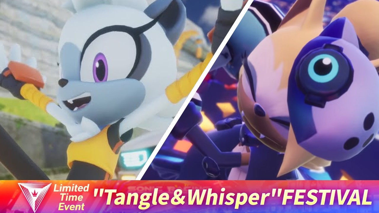 Tangle and Whisper Festival Sonic Racing CrossWorlds
