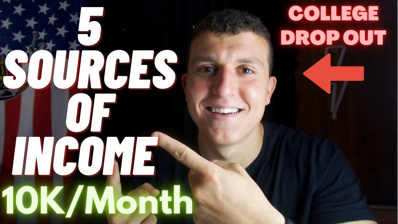 My 5 Sources Of Income At Age 21 (How I Started Multiple Businesses)