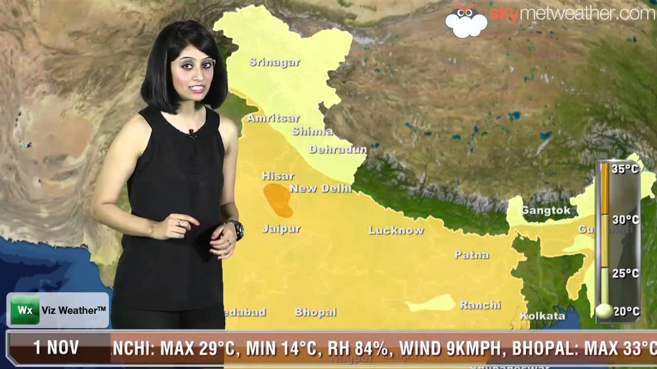 01/11/13 - Skymet Weather Report for India