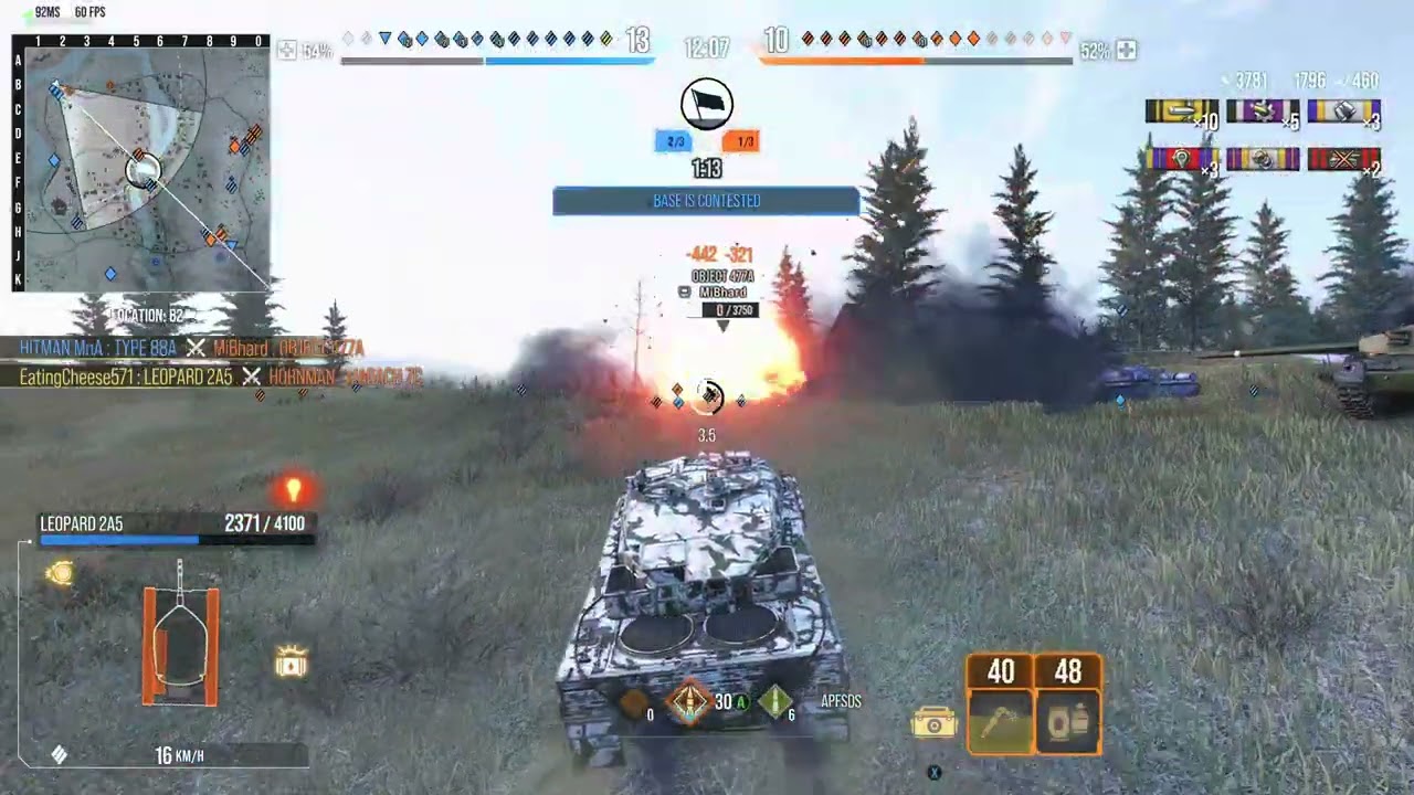 World Of Tanks Console  Leopard 2A5 5 Kills (M)