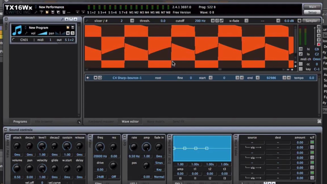 Bonus TX16Wx Sampler Walkthrough
