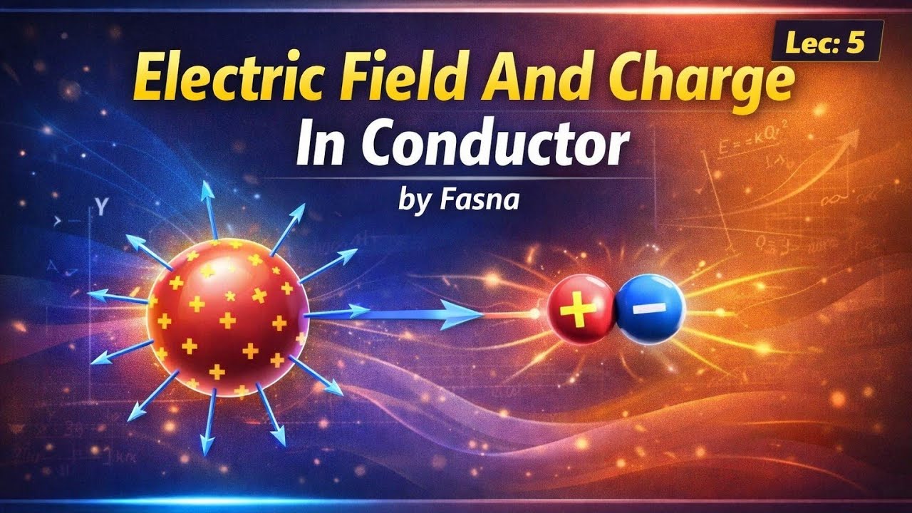 Electric Field & Charge in a Conductor | By Fasna l LEC:5