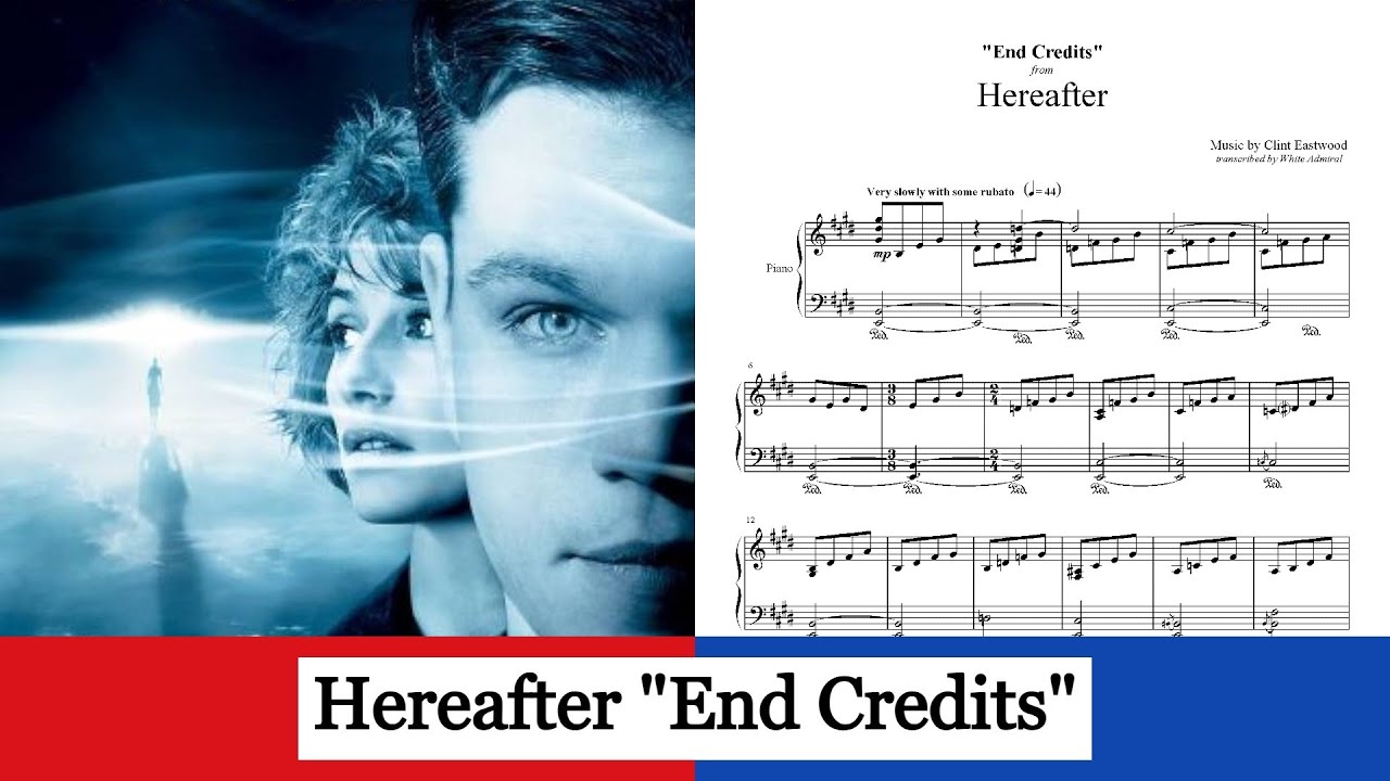 Hereafter - End Credits - (piano solo)