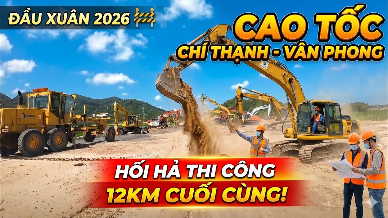 Cập Nhật Tiến Độ Cao Tốc Chí Thạnh - Vân Phong: 12km Còn Lại Hối Hả #caotocchithanhvanphong 