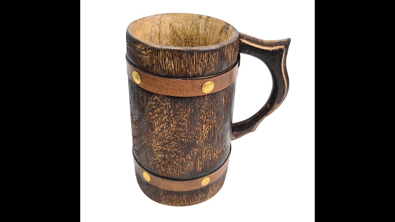 collectiblesBuy Medieval Inspired Antique Wooden Beer Mug Wood Tankard Coffee Stein Groomsmen Gift .