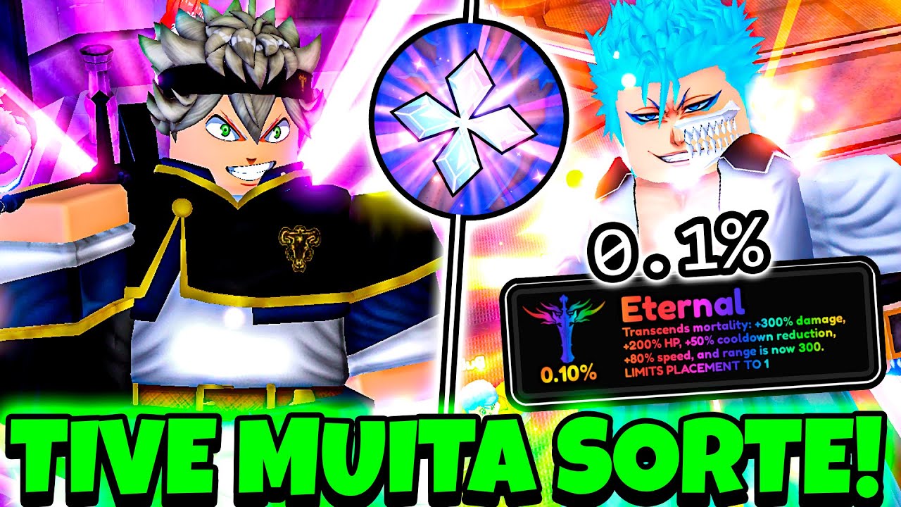 ESSE FOI O MELHOR INICIO! TESTEI O NOVO TOWER DEFENSE ANIME PARADOX DO ROBLOX