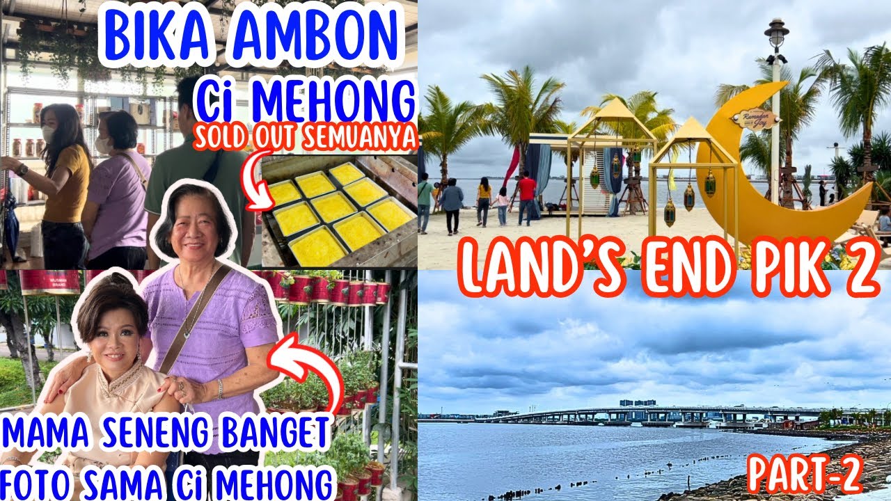 KETEMPAT CI MEHONG BELI BIKA AMBON YANG LAGI VIRAL BANGET DAN MAIN KE LAND’S END PIK‼️