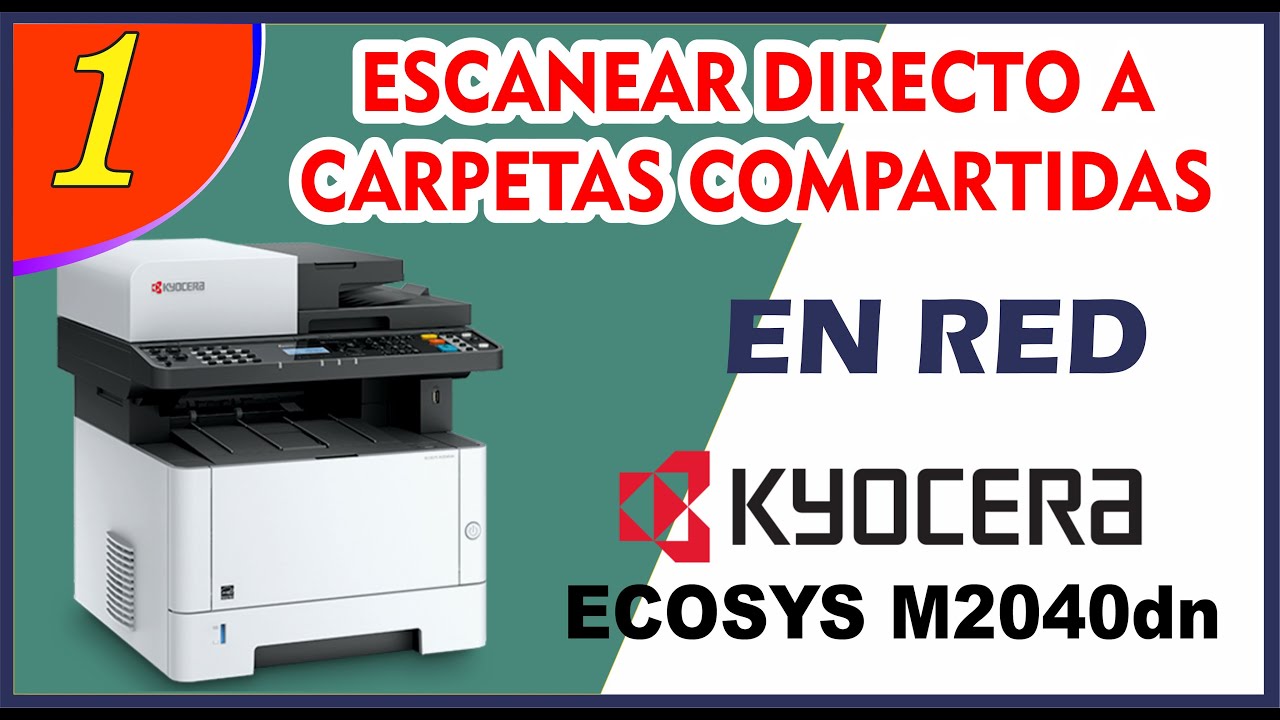 Escanear Directo a PC sin programas Kyocera Ecosys M2040dn