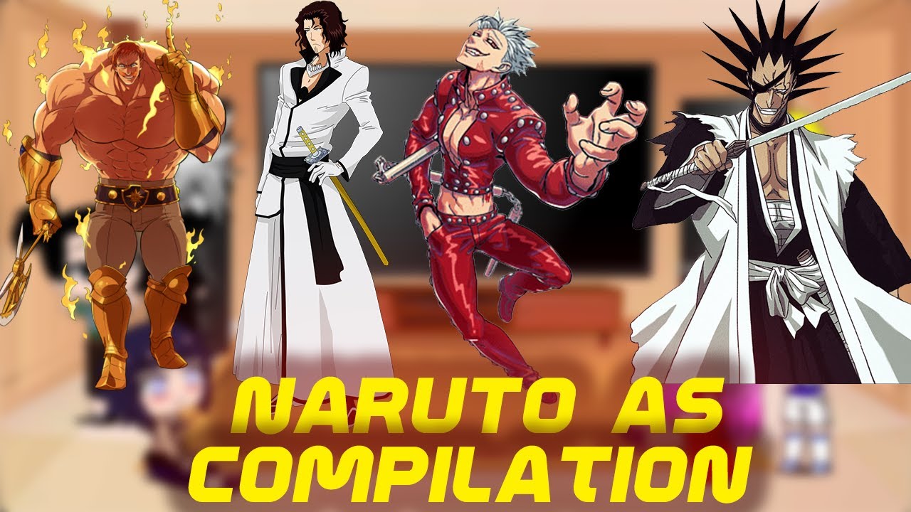 NARUTO AS...WHITEBEARD, PRIME STARK, BAN, ESCANOR || COMPILATION