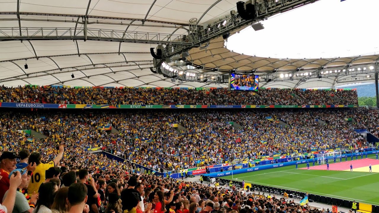 🇺🇦 Ukraine National Anthem „Ще не вмерла Україна“ | Ukraine vs. Belgium | EURO 2024 | Stuttgart