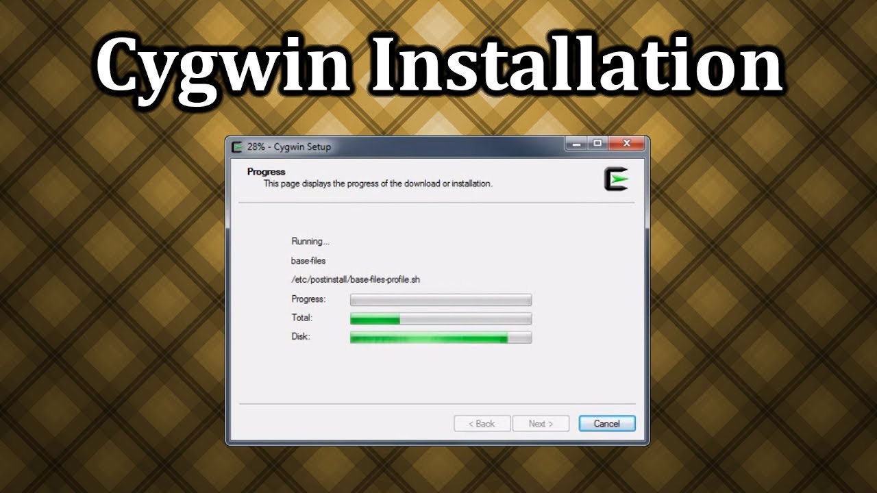 Cygwin Installation Tutorial